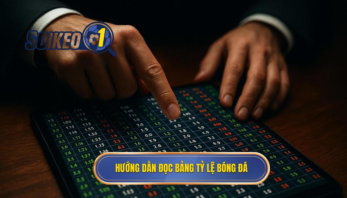Hướng dẫn cách đọc bảng tỷ lệ kèo bóng đá cho người mới