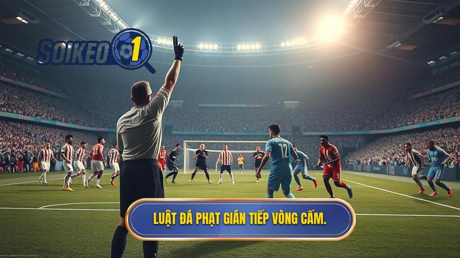 1. Luật đá phạt gián tiếp vòng cấm.