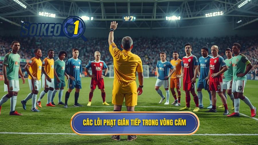 2. Các lỗi phạt gián tiếp trong vòng cấm
