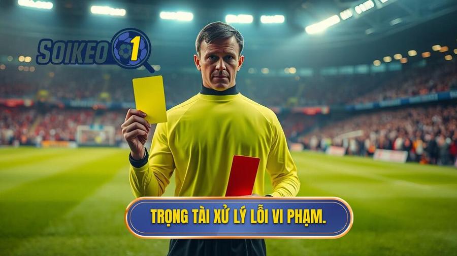 3. Trọng tài xử lý lỗi vi phạm.