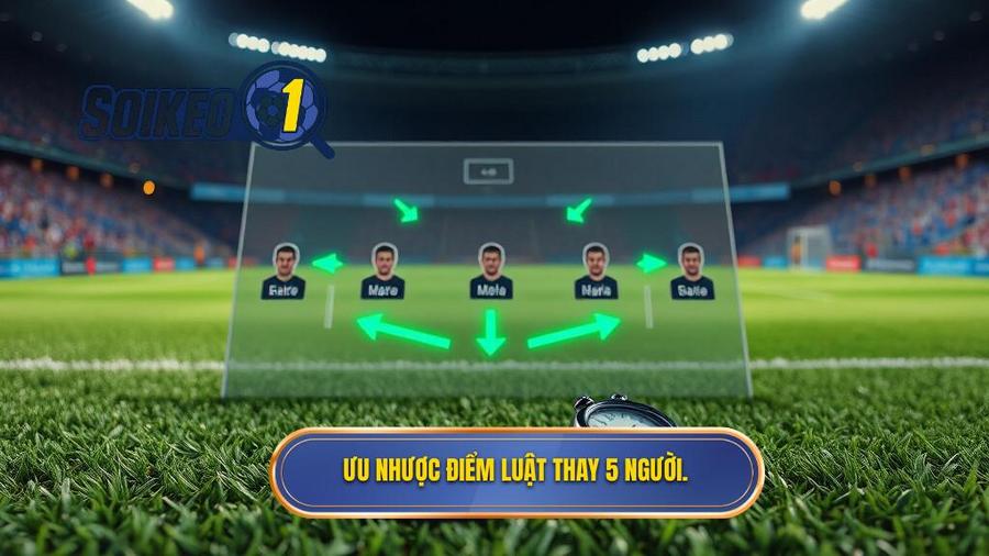 3. Ưu nhược điểm luật thay 5 người.