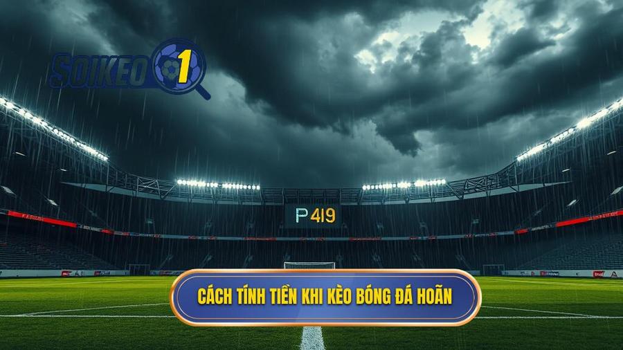 Quy định chung về cách tính tiền khi kèo bóng đá bị hoãn